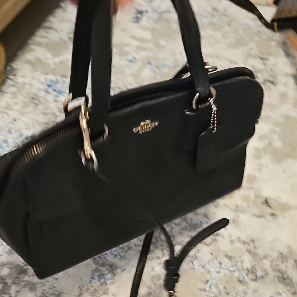 Coach Black Leather Handbag